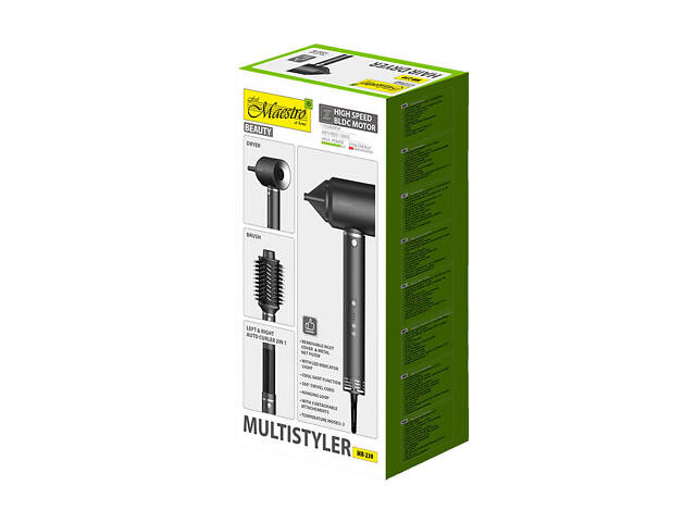 Фен-стайлер Maestro 1200Вт BLDC (MR-230) - Фото 6