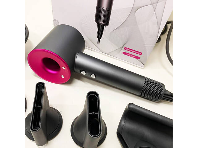 Фен Super Hair Dryer з 5 насадками для швидкого сушіння та укладання волосся - Фото 5