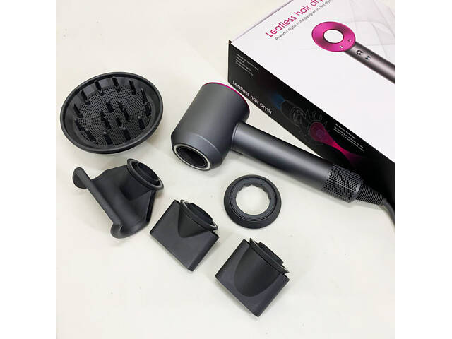 Фен Super Hair Dryer з 5 насадками для швидкого сушіння та укладання волосся - Фото 6
