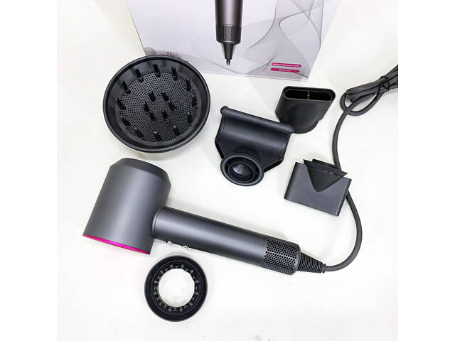 Фен Super Hair Dryer з 5 насадками для швидкого сушіння та укладання волосся - Фото 13