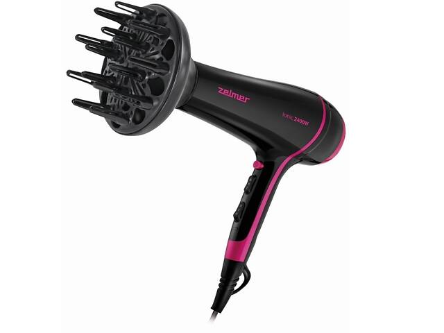 Фен Zelmer ZHD8360 2400 Вт чорний - Фото 4