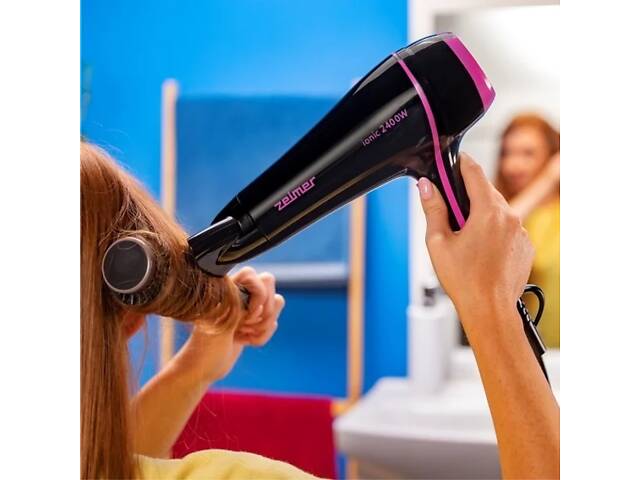 Фен Zelmer ZHD8360 2400 Вт чорний - Фото 6