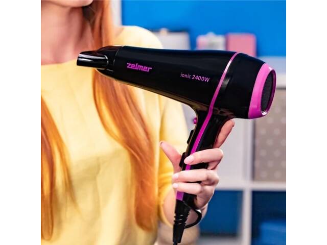 Фен Zelmer ZHD8360 2400 Вт чорний - Фото 7