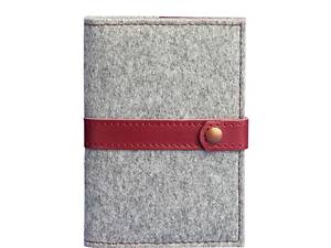 Фетровий обкладинка для паспорта BlankNote 1.1 Сірий (BN-OP-1-1-felt-vin)