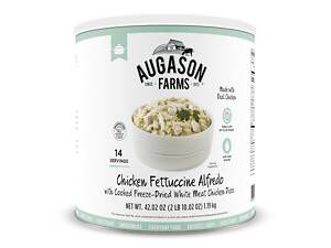 Фетучіні Альфредо зі шматочками курки з великим терміном придатності 25 років Augason Farms, 14 порцій