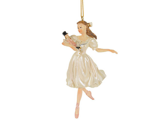 Фигурка декоративная на елку Lefard Девочка с щелкунчиком 13 см 1192-291 полистоун