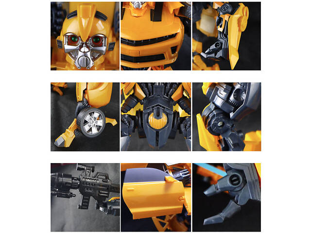 Фігурка Бамблбі. Робокар трансформер Бамблбі. Фігурка з фільму Трансформери. Bumblebee 42 см - Фото 8