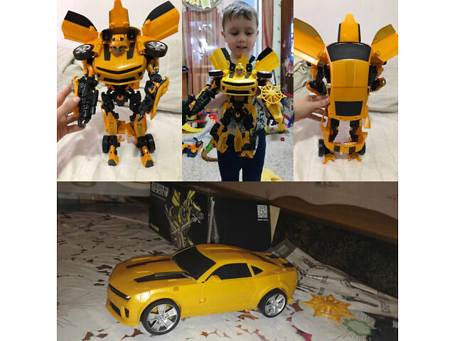 Фігурка Бамблбі. Робокар трансформер Бамблбі. Фігурка з фільму Трансформери. Bumblebee 42 см - Фото 9