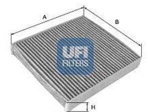 Фильтр, воздух во внутренном пространстве UFI 5417800 на SAAB 9-5 (YS3G)