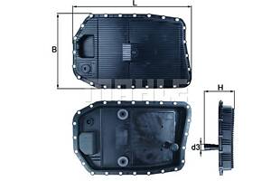 Фильтр АКПП, BMW 1,3,5,6,7,X1,X3,X6,Z4, 01-