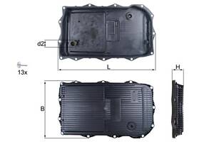 Фильтр АКПП BMW 1 (F21) / BMW 4 (G26) / BMW 2 (F44) / BMW 5 (F10) 2009-2021 г.