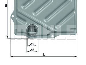 Фильтр АКПП MAHLE HX46 Гидравлический фильтр