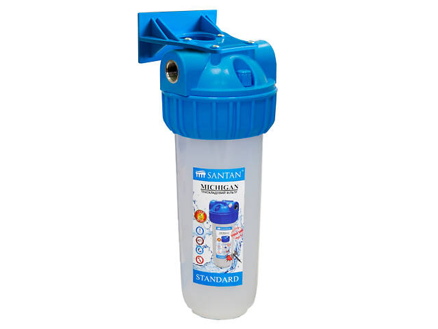 Фільтр для очищення води SANTAN Michigan 3PS, 3/4' для холодної води (без картриджа) Фільтр для очищення води SANTAN Michigan 3PS, 3/4' для холодної води (без картриджа)