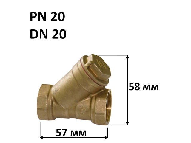 Фільтр грубого очищення SANTAN 3/4' - Фото 2