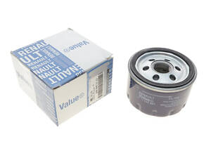 Фільтр масла Renault Kangoo/Trafic низький Value+ 50mm RENAULT 7711945897 Renault Duster, Master, Sandero, Logan, Fluenc