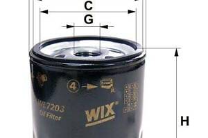 Оливний фільтр WIX FILTERS 654/2 = WL7452