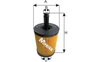 Фільтр масляний 1.9TDI/2.0SDI T5 03-/Caddy/Golf 04-/Passat/Jetta 05-