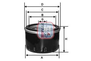 Фільтр масляний MERCEDES-LANCIA-RENAULT-NISSAN