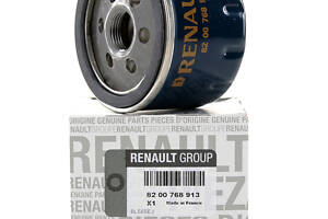 Фільтр масляний на Renault Laguna III 1.6 16V; 2.0 16V; 2.0 GT Renault (Оригінал) 8200768913