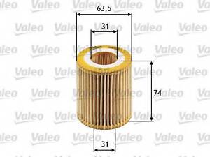 Фильтр масляный VALEO 586510 на OPEL ASTRA H Van (L70)