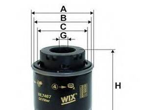 Масляный фильтр WIX FILTERS WL7467 на VW TOURAN (1T1, 1T2)