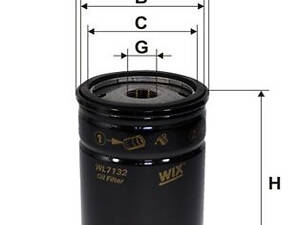 Фільтр масляний, MB 190 (W201), S (W126), SL (R107/R129)