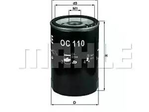 Фільтр масляний, MB W201, W124, W126, 2.0-3.0, 83-93
