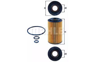 Фильтр масляный, OM651 2.2CDI 09-