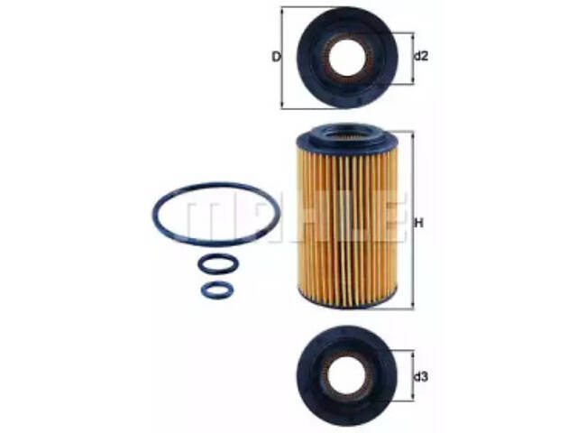 Фильтр масляный, OM651 2.2CDI 09-