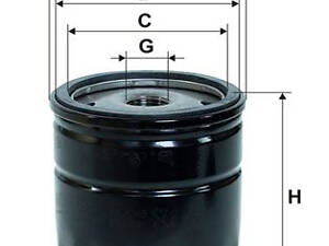 Фільтр масляний (w anti-drain), CHEVROLET Aveo 1.5, 1.6 05-