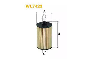 Масляний фільтр Wix WL7422 Alfa Romeo; Opel Astra H/ Meriva/ Cors/ Signum/ Vectra C; Fiat