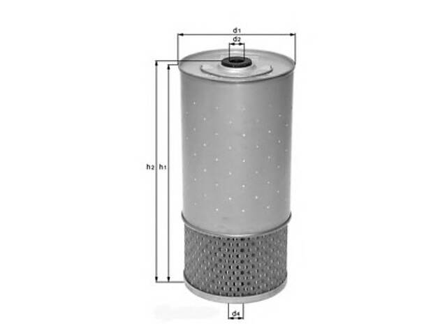 Фільтр оливи(масла) KNECHT OX78D для MERCEDES-BENZ 207D 2.4; 207D 2.9; 307D 2.4; 309D 2.0; 1977->