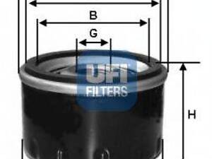 Фільтр оливи UFI 2345200 на KIA MORNING (TA)