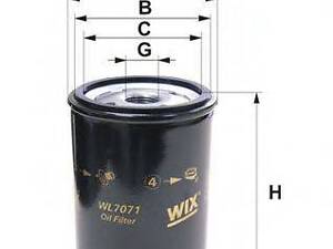 Фільтр оливний WIX FILTERS WL7503 на VW UP