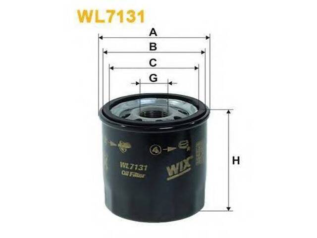 Фільтр оливи WIX FILTERS WL7131 на TOYOTA STARLET (_P7_) - Фото 1