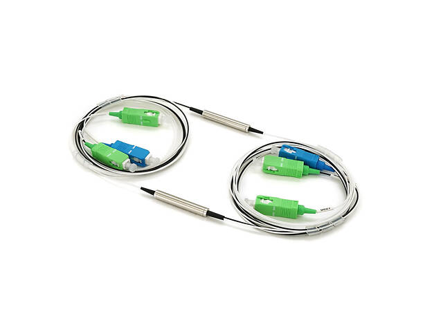 Фільтр оптичний MERLION FWDM 1310/1490/(1515-1620) SC/UPC/(SC/APC), 2 шт. в упаковці, ціна за упаковку - Фото 2