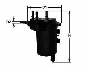 Фільтр паливний 1.5dCi Kangoo 01-08Clio 01- (без датчика) CLEAN FILTERS MGC1682 на NISSAN KUBISTAR фургон (X80)