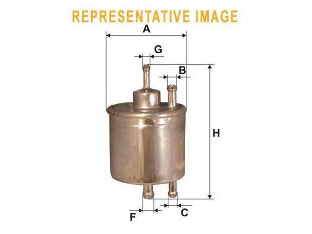 Фільтр паливний WIX FILTERS WF8175 на MERCEDES-BENZ E-CLASS седан (W210)