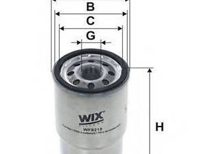 Фільтр палива WIX FILTERS WF8218 на MITSUBISHI GALANT Mk V седан (E5_A, E7_A, E8_A)