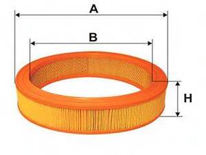 Фильтр воздушный AUDI, SKODA, VW WA6383AR201 (выр-во WIX-FILTERS UA) WIX FILTERS WA6383 на AUDI 4000 (89, 89Q, 8A, B3)