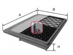Фильтр воздушный SOFIMA S3462A на MERCEDES-BENZ S-CLASS седан (W221)