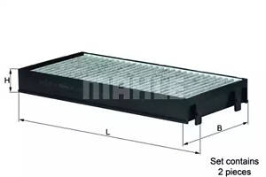 Фильтр салона, угольный, комплект, BMW X5 (E70, F15), X6 (E71, F16) 06-