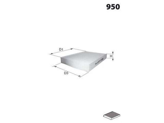 Фильтр салона Mecafilter ELR7525 - Фото 3