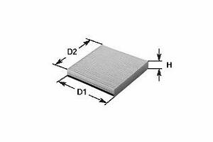 Фільтр салону PSA C4, C-Crosser 12-/Lancer ,Outlander 08-/4007 07-