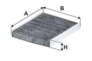 Фільтр салону з активованим вугіллям WP2159