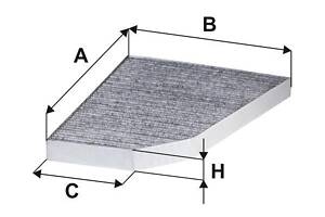 Фільтр салону з активованим вугіллям WP2167