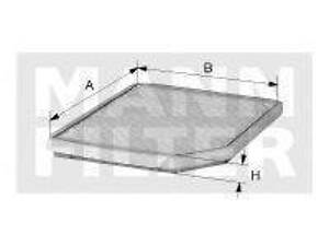 Фільтр салону антиалергенний MANN-FILTER FP26007 на MERCEDES-BENZ B-CLASS (W246, W242)
