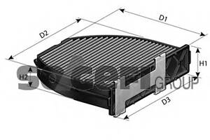 Фільтр салону C/E-клаз W202/210 (вугільний)