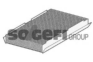 Фільтр салону Citr C2/C3/C4/Peug 307/308 02- (вугільний)