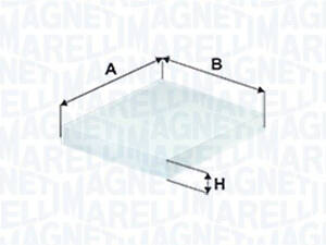 Фільтр салону MAGNETI MARELLI 350203061880